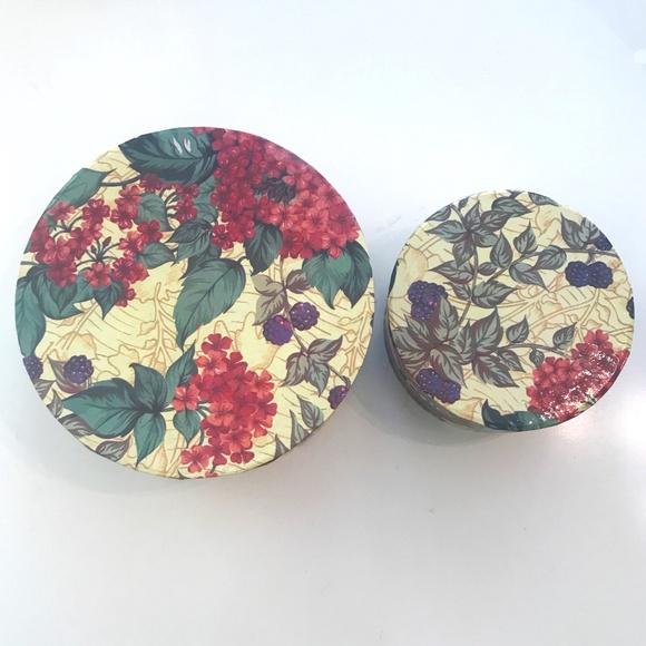 NWOT Trinket Floral Gift Box Set - Picture 1 of 2